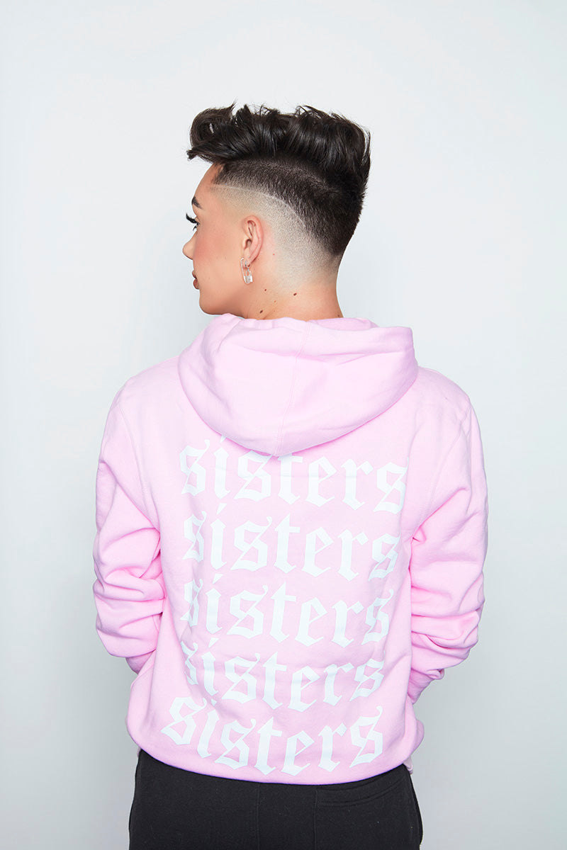 Sisters hoodie pink on sale