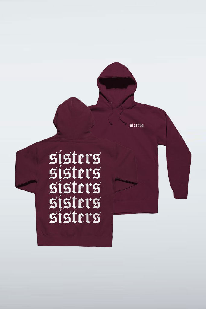 Repeating Maroon Hoodie