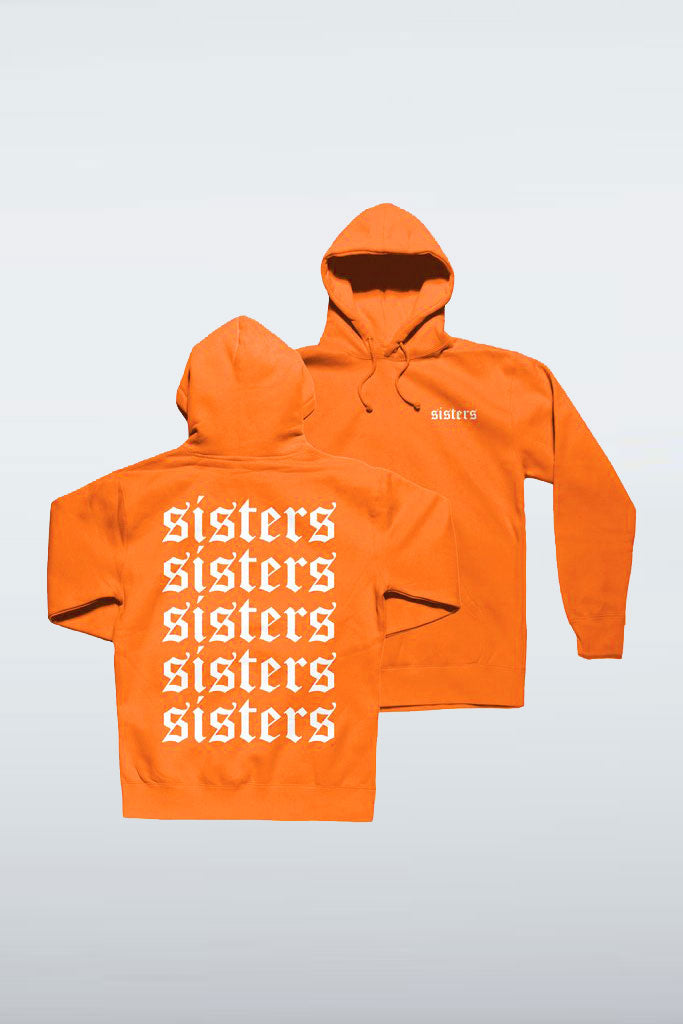Repeating Orange Hoodie